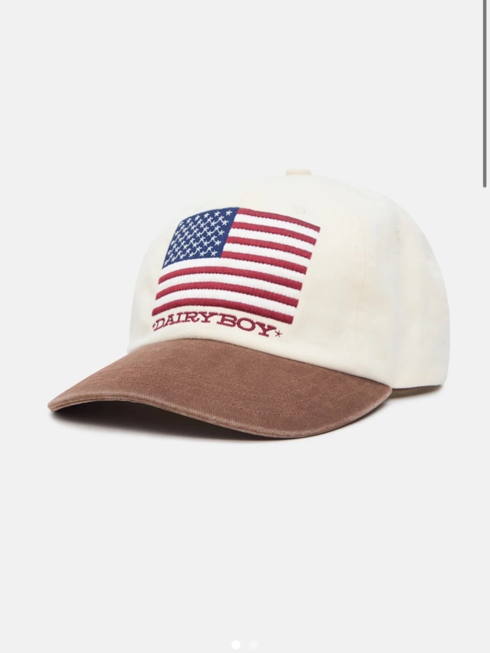 DAIRY BOY FLAG STAMP BASEBALL HAT - sold out